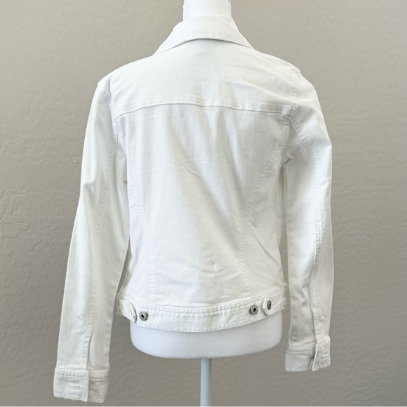 Style & Co Bright White Denim Jacket - Picture 2 of 5